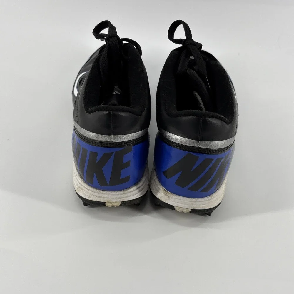 Nike Landshark Men Football Cleats Black  Lace Up Size 8.5 Medium